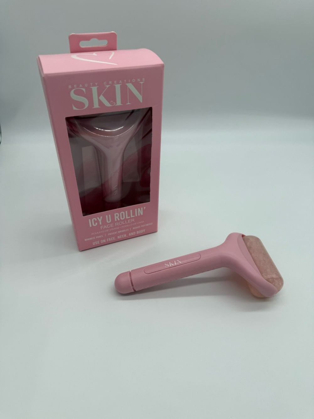 Beauty Creations Skin Pink Facial Ice Roller